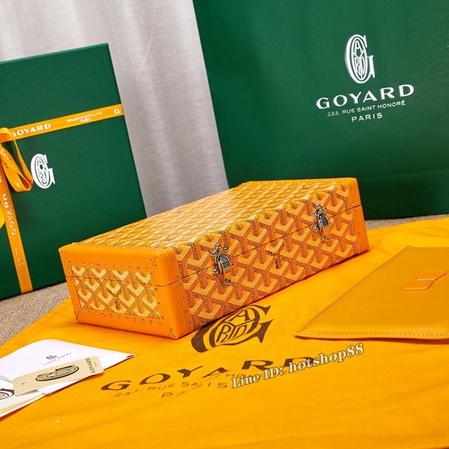 Goyard手錶首飾 高雅德GOYARD木盒款首飾盒珍寶盒 gdx1640